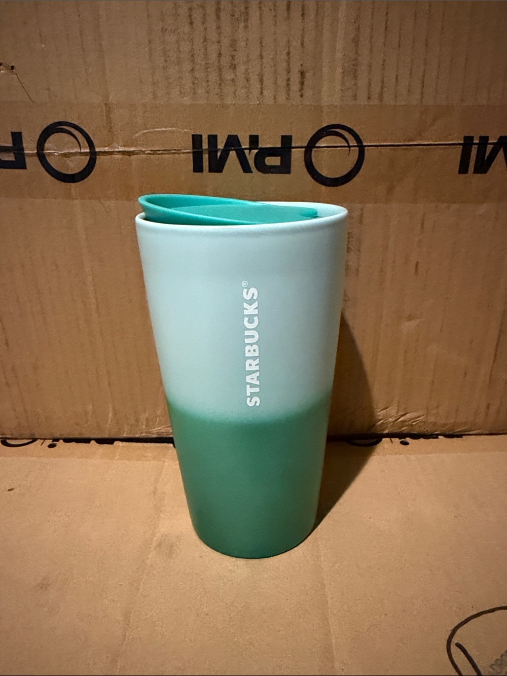 Starbucks Gradient Mint and Teal Reusable Tumbler